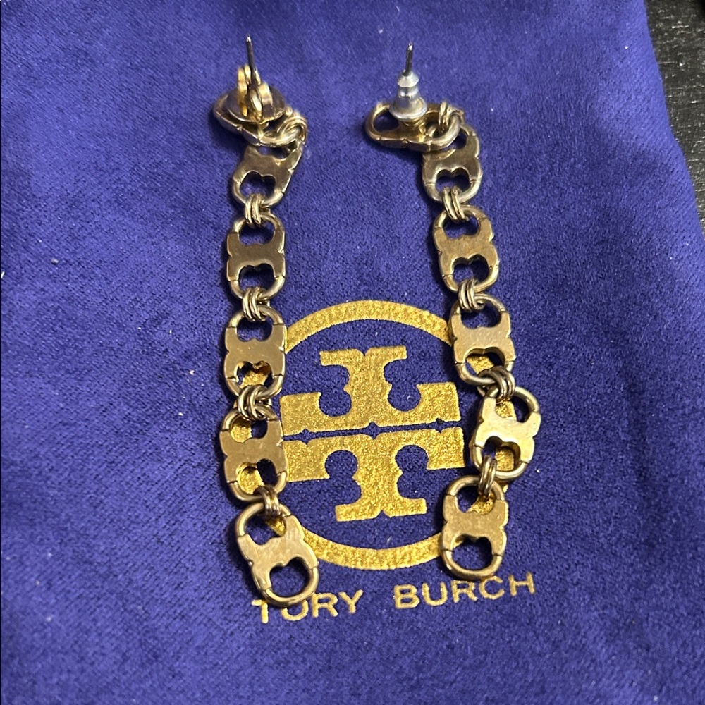 Tory Burch Gold Earrings - Picture 2 of 3